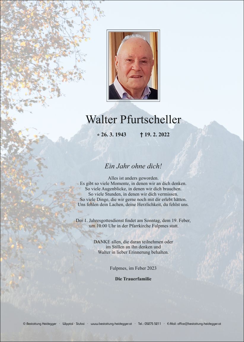 Walter Pfurtscheller